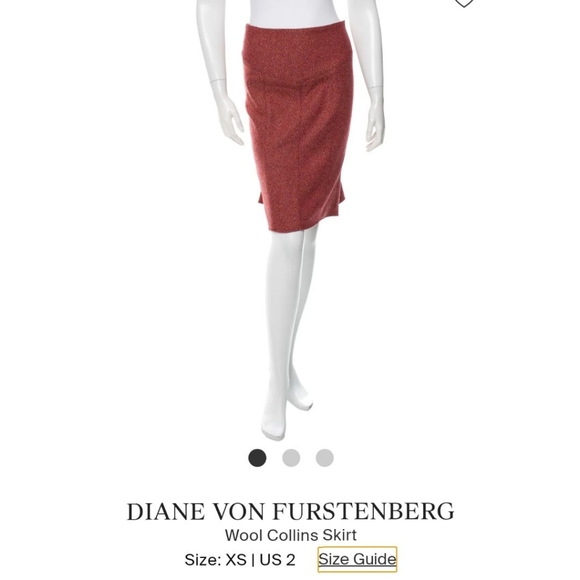 DVF "Collins" Tweed Skirt - Picture 10 of 13